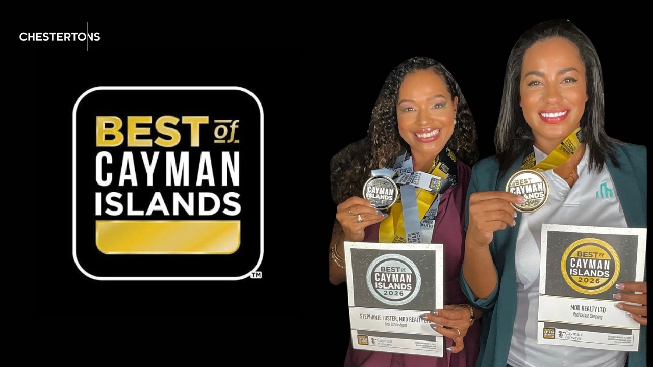 MOD Realty | Chestertons wins Gold at the Best of Cayman Islands 2026 awards